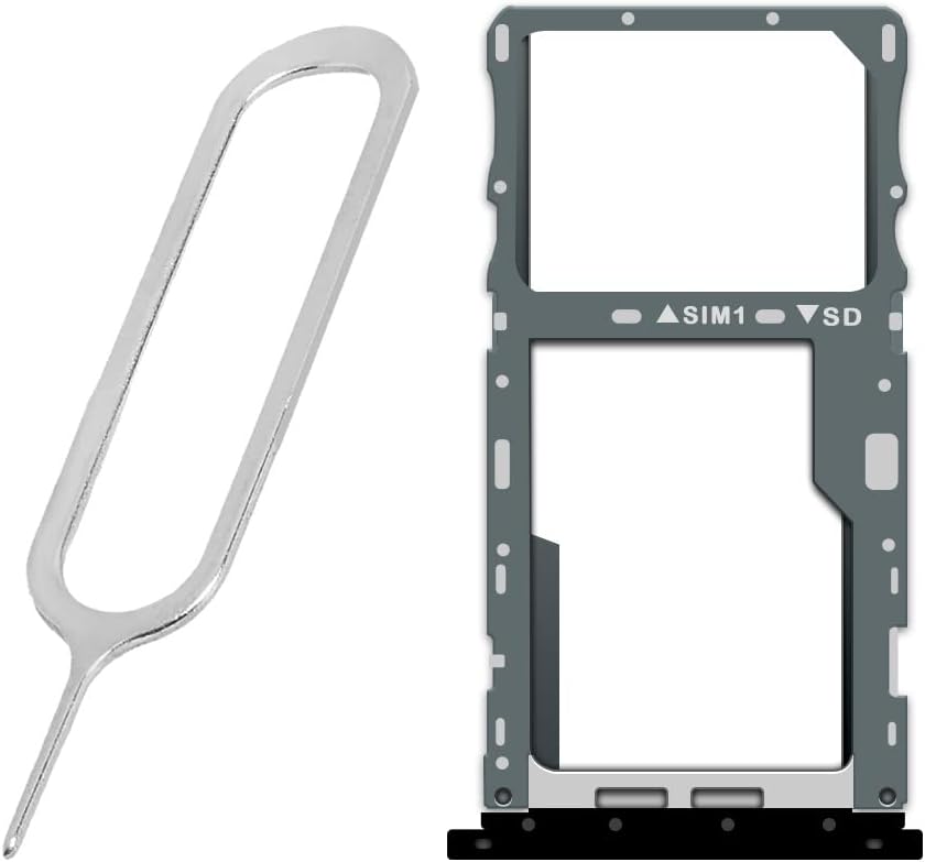 generic 4 5007W Perfectly Fit Easy to Install Portable SIM and Memory Card Tray Holder w/SIM Card Ejection Pin