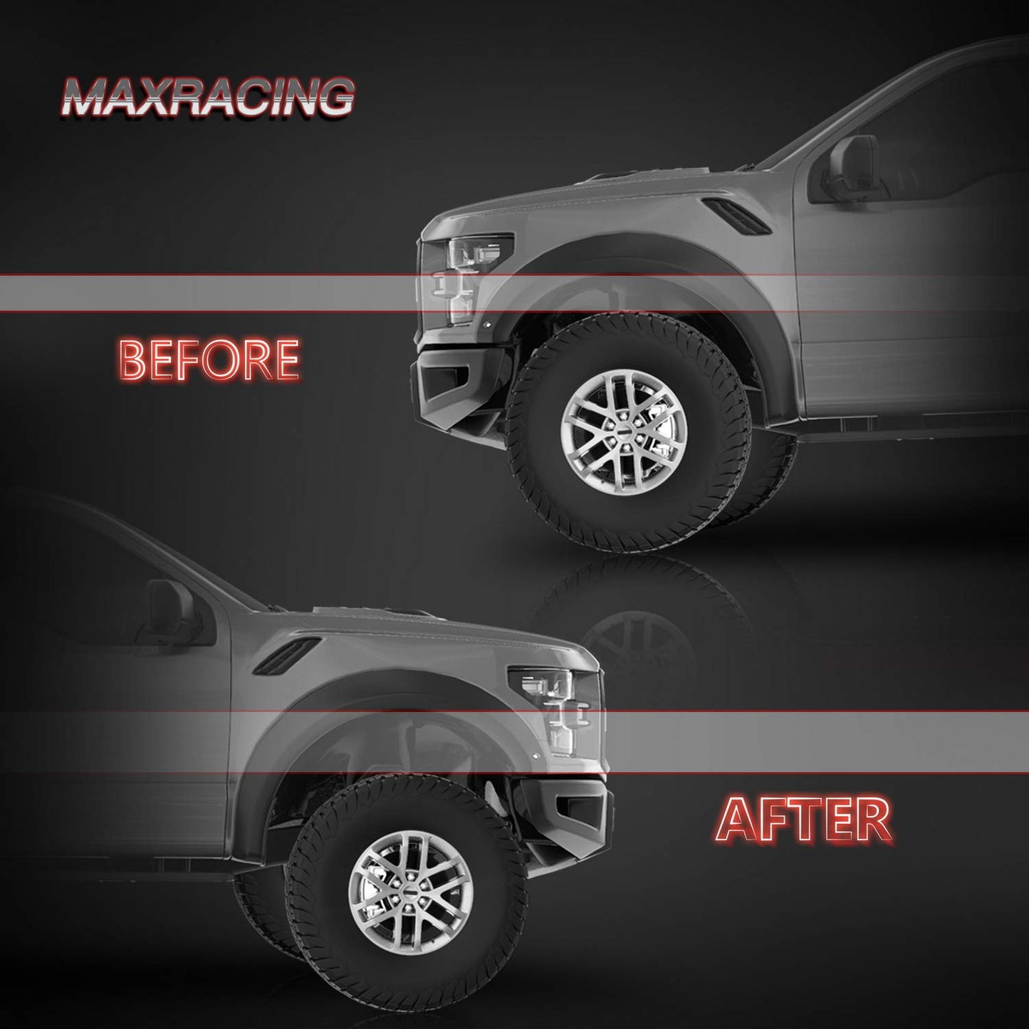 Maxracing 2" Leveling Kit Compatible with 2007-2026 Chevy Silverado 1500 Avalanche Suburban Tahoe/GMC Sierra Yukon XL1500