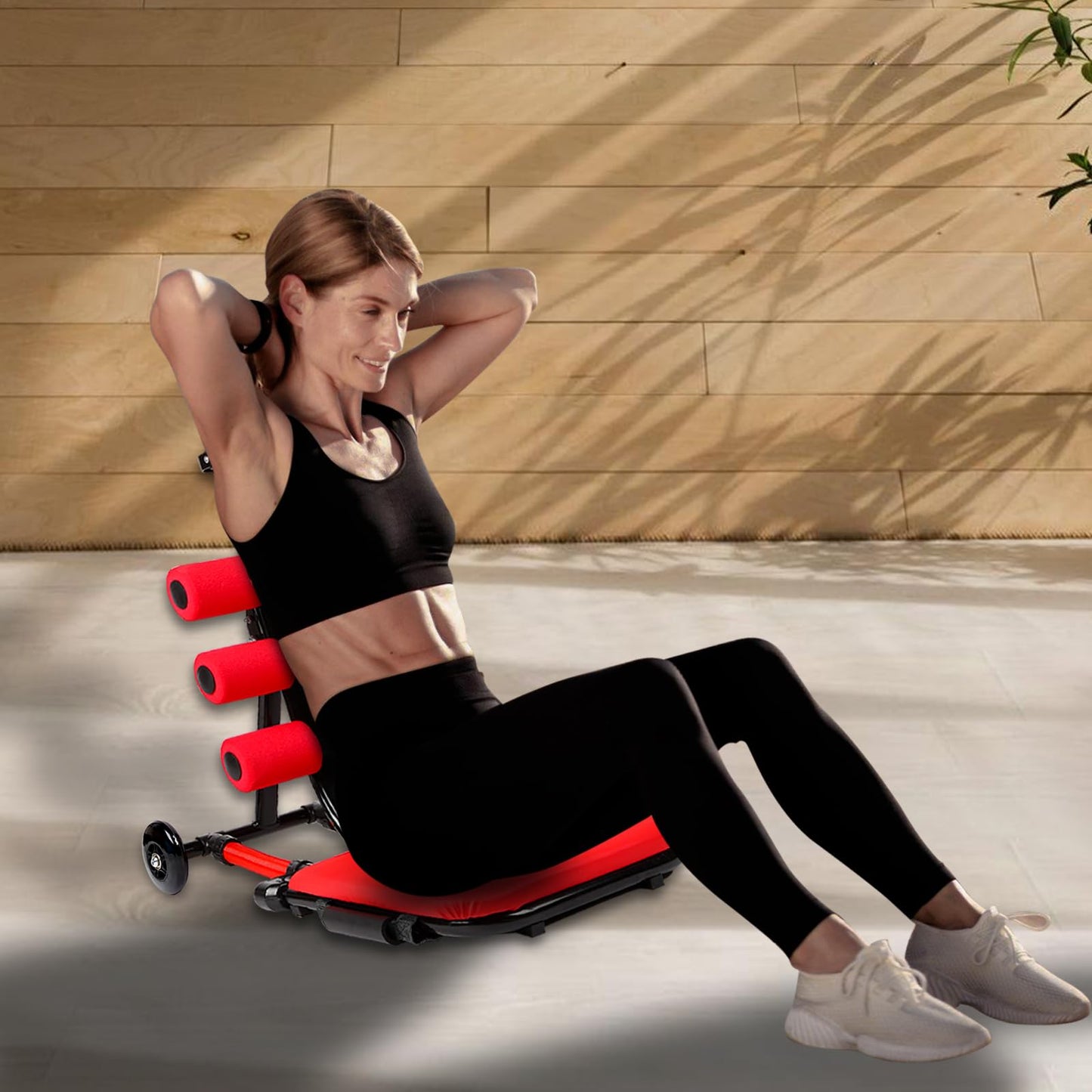 Ab Machine, Sit Up Machine Exercise Equipment, Ab Portable Machine for Stomach Workout