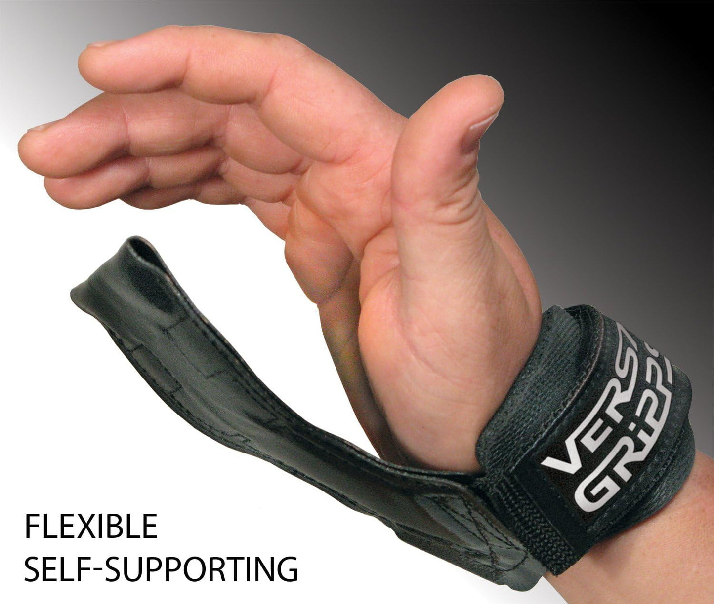 Versa Gripps Pro, Made in USA, Wrist Straps for Weightlifting Alternative, Best Training Accessory, R/L, Black