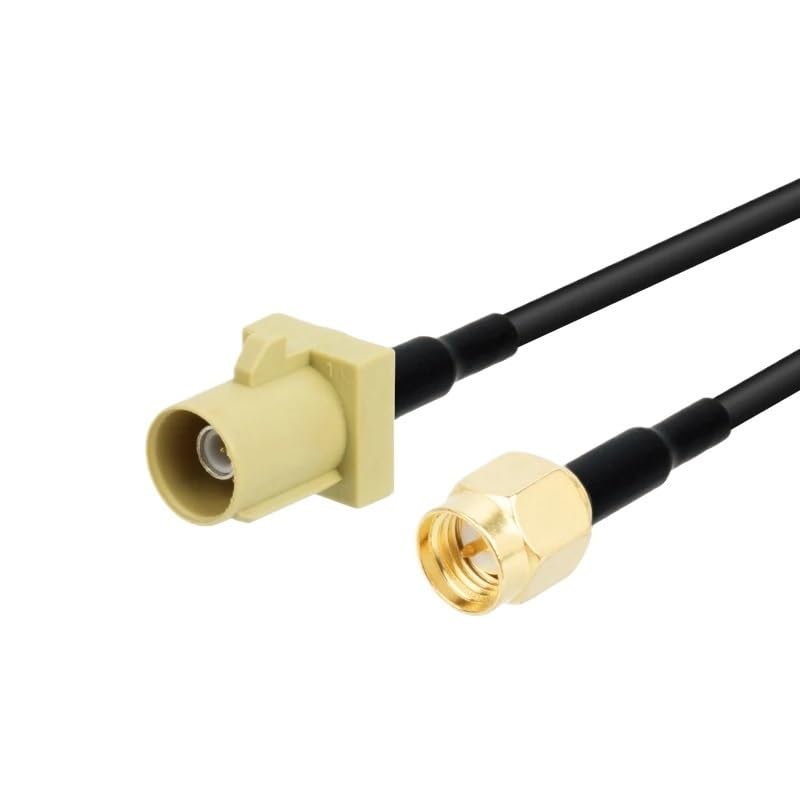 bodateng RG174 50Ohm Cable(16.4ft-5m) LIHUA Fakra K Male/Female Coaxial Cable for Car Satellite GSM Cellular for Car