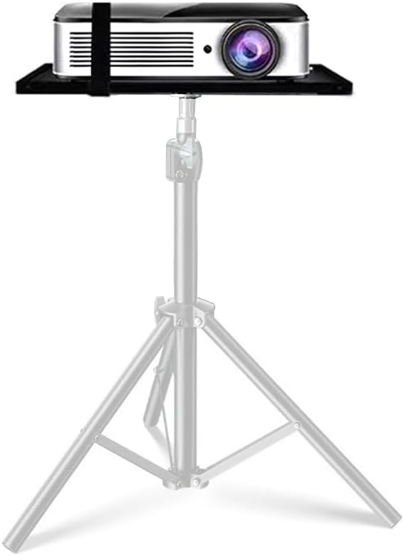 HANTAQ Projector Laptop Notebook Tray, Projector Tray Platform Holder Pallet for Tripod Stand Mount,Widely Use