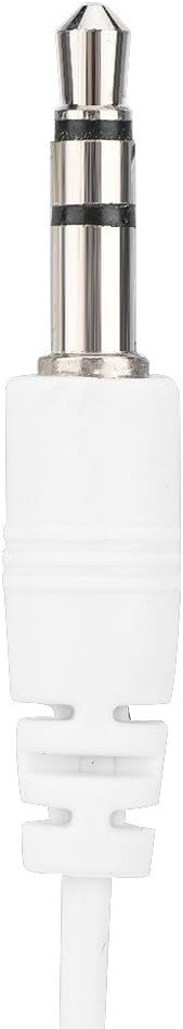 Zyyini 3.5mm Mp3 Mp4 Pillow Speaker, White Sleep Or Hypnosis Speaker New Mini Stereo Speaker for Phone CD Player