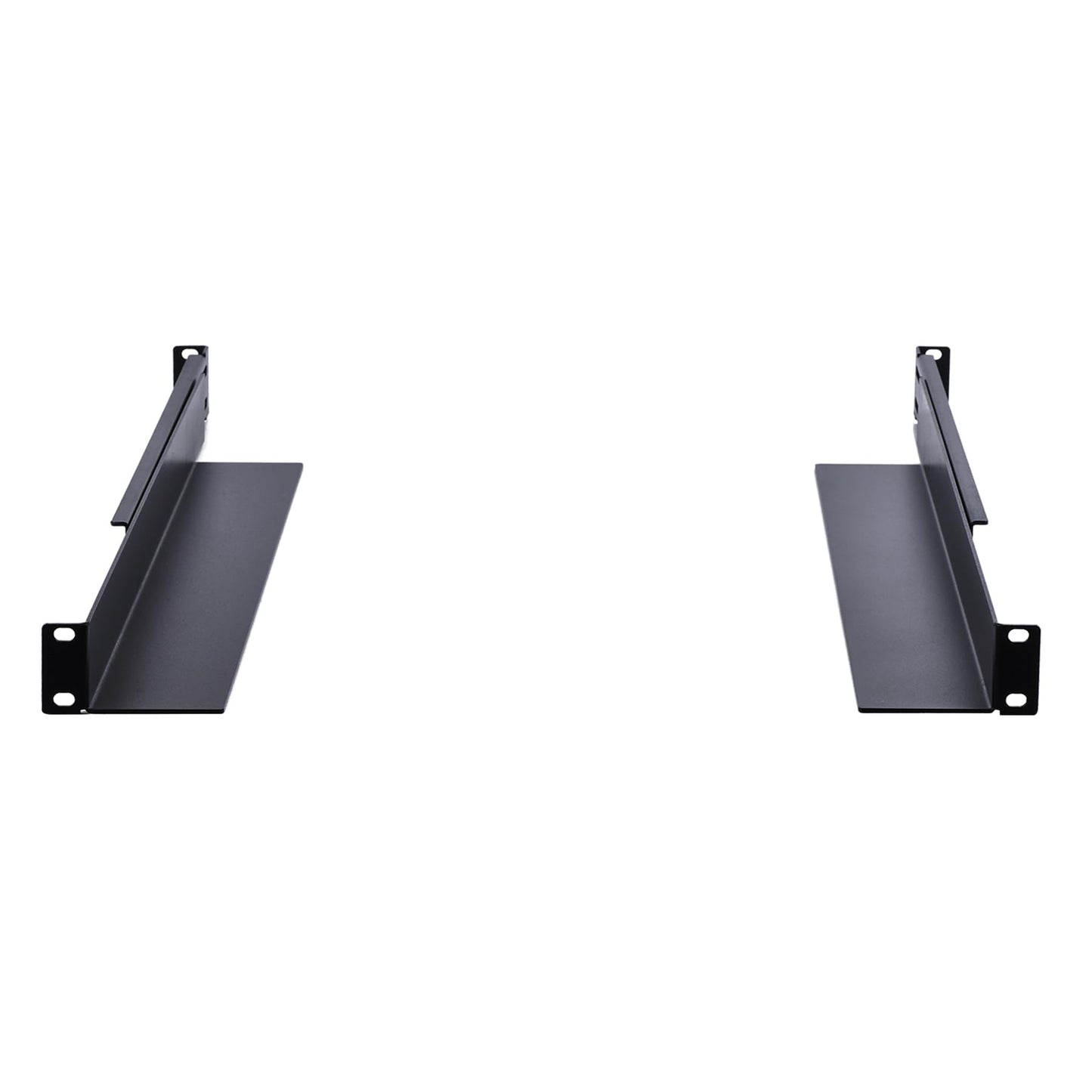 RackPath 1U 4-Post Server Rack Rail, 20.2-32 Inch Adjustable Depth - 110lbs Capacity