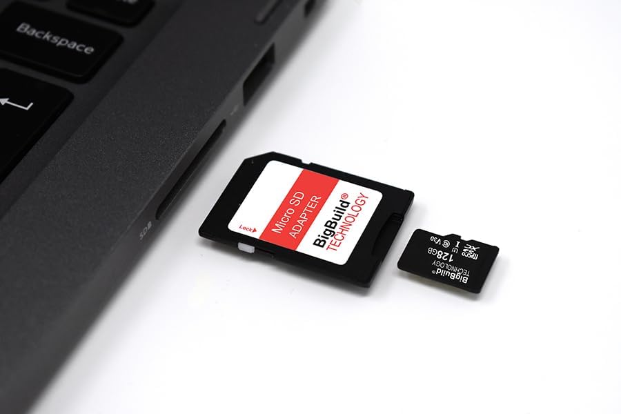 BigBuild Technology 128GB 100MB/s U3 9/9 Pro/9 9S/9T, 10/10 Lite/10 Pro/10 10S/10T, 11 Ultra Fast microSDXC Memory Card