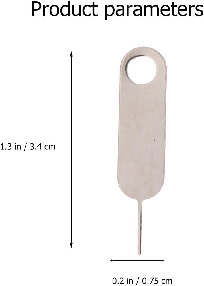 100pcs Universal Sim Card Ejector Pin Removal Needle Tool for Smartphones Hard Steel Sim Tray Opener Compatible