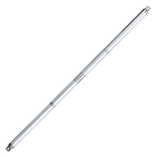 Body-Solid (MB100A) Aluminum Double Swivel Bar for Dual-Stack Functional Trainers, Knurled Grip 220lbs Weight Capacity, Perfect For Shoulder Presses, Biceps & Triceps Exercises, 42 in long (Chrome)