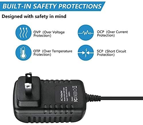 BestCH NMSQ-216H-2 AC Adapter for Homedics Vibration Neck Massager Power Supply Charger
