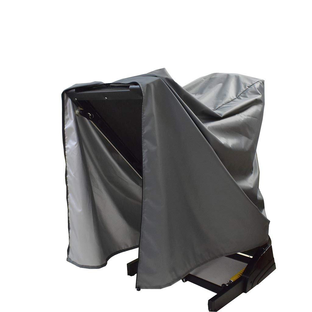 Mini Lustrous Treadmill Protective Cover - Folding Running Machine Dustproof Waterproof Cover for Indoor or Outdoor Use, 46" L x 38" W x 66" H (Gray)