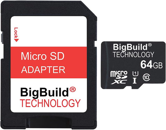 BigBuild Technology 64GB A9/A9+, Active4 Active5, Xcover7 Micro SDXC Memory Card for Samsung Galaxy Tab Pro, Tablets