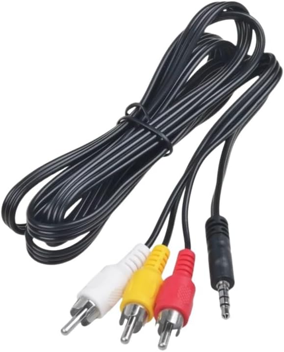 Kircuit HDR-XR160/v/e AV A/V TV Video Audio Cable Cord Lead for Camcorder Handycam