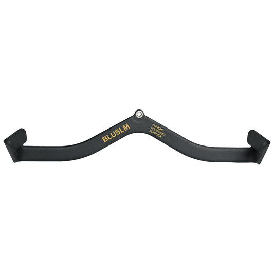 BLUSLM LAT Pull Down Bar for Cable Machine, LAT Pulldown Attachments T-bar V-bar Cable Attachment for Gym, Back Tricep Strength Training Handle