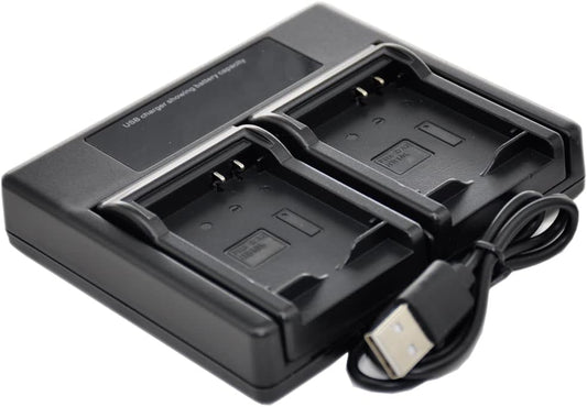 BTBAI DB-L80 uds2 Battery Charger USB Dual for Digital Camera Video Camcorder