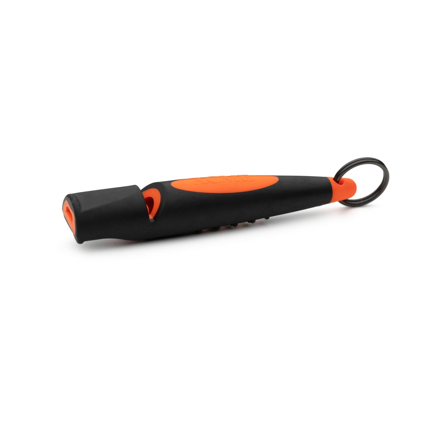 ACME Alpha 211.5 Professional Dog Training Whistle with Enhanced Ergonomic Grip. BPA-Free Plastic. 110 dBA. Long Range. Standardized Frequency. Weatherproof. Made in the UK (Black on Day Glow Orange)