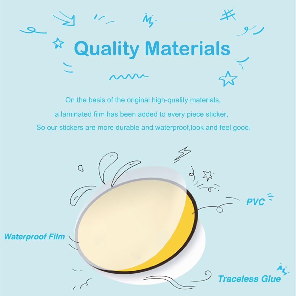 Mekycro 50 Pack Mushroom Vinyl Stickers PCS, Botanical Aesthetic Waterproof PET Die-Cut Fungi Sticker for Journal