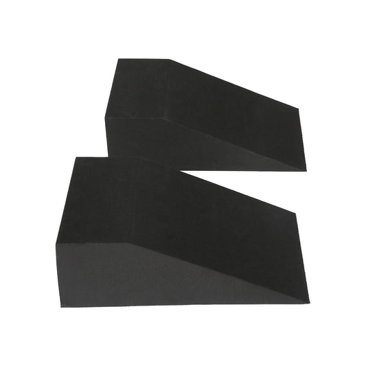 2 Pack Incline Squat Wedge Blocks - Non-Slip Heel Elevated Squat Wedge Boards - Versatile Calf Stretcher Slant Boards Ramp for Yoga, Pilates, Weightlifting, Strength Training & Home Gym Fitness