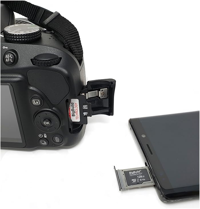 BigBuild Technology 128GB 100MB/s U3 9/9 Pro/9 9S/9T, 10/10 Lite/10 Pro/10 10S/10T, 11 Ultra Fast microSDXC Memory Card