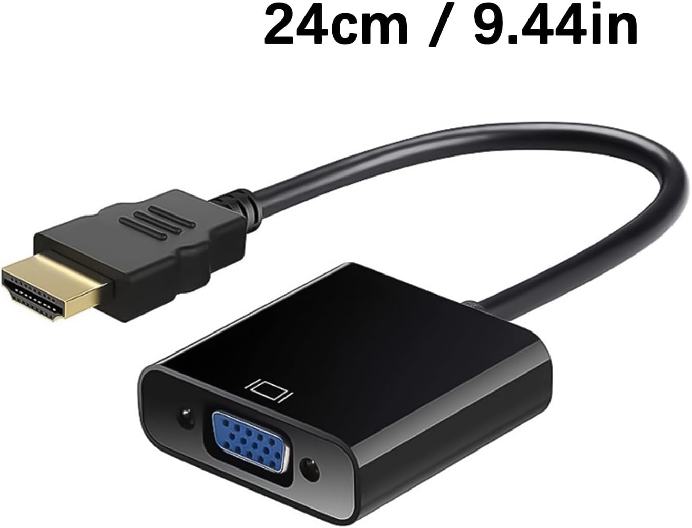 YWLUUOO 1080P HDTV to VGA Adapter Converters Output Computer Connector Dongle for Laptop PC Monitor Projector HDTV