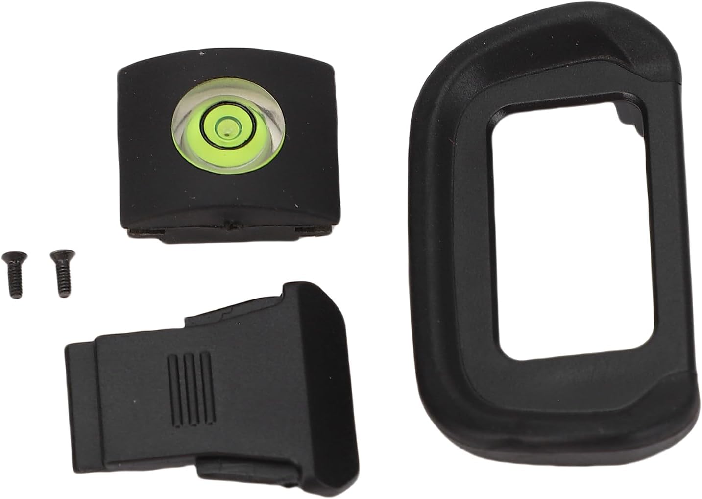 LICAEVEY R10 3 1 Set Camera Eyecup Viewfinder, in with Bubble Level and Hot Shoe Cover for Long Recording and Level