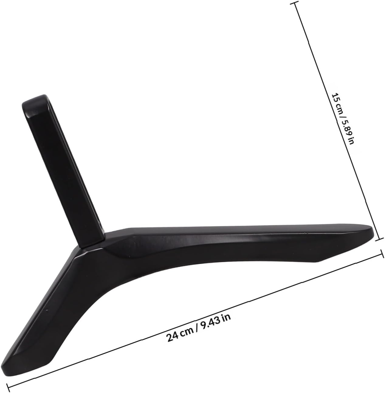 UKCOCO Universal Tabletop Tv Stand Base with Screws Aluminum Alloy Desktop Mount Holder Replacement for Flat Screen