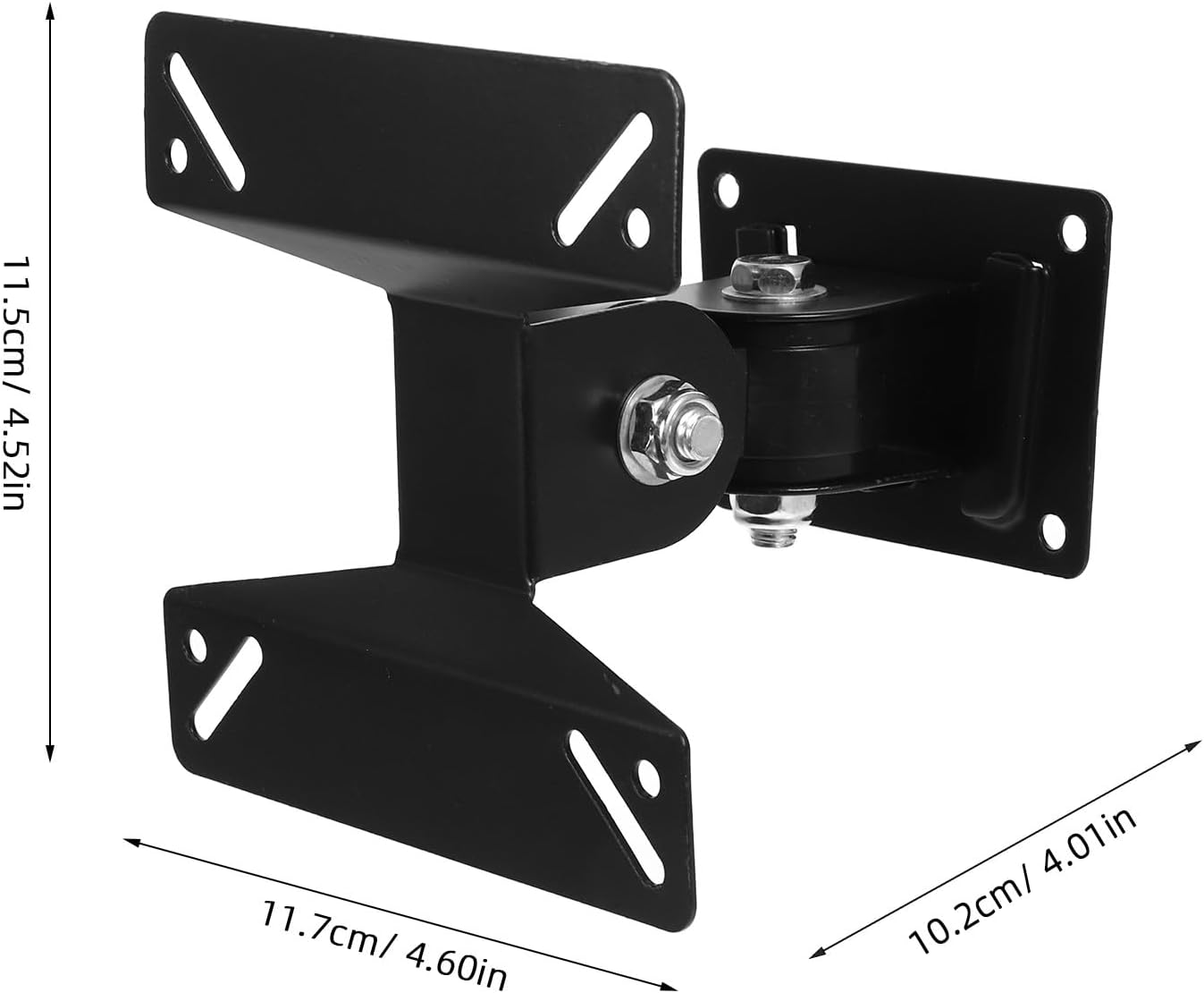 Cabilock 14-26 Inch Adjustable Wall Mount Tv Stand and Monitor Bracket for Flat Screen Displays, Swivel Tv Wall Mount