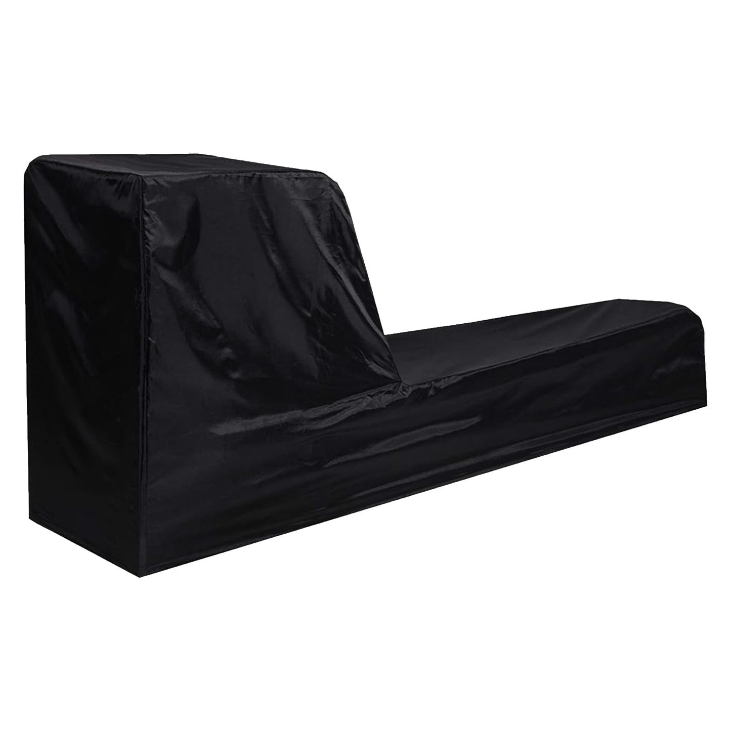 Fitness Rowing Machine Dust Cover 210D Oxford Fabric 95" x 24" x 40" Black Rowing Waterproof Machine Cover Fitness Equipment Protector