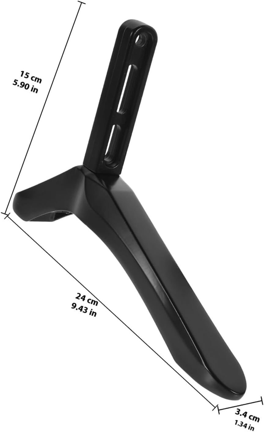 SHERCHPRY Tv Stand Replacement Tabletop Base with Screws Black Tv Support Holder for Flat Screen Televisions for Living