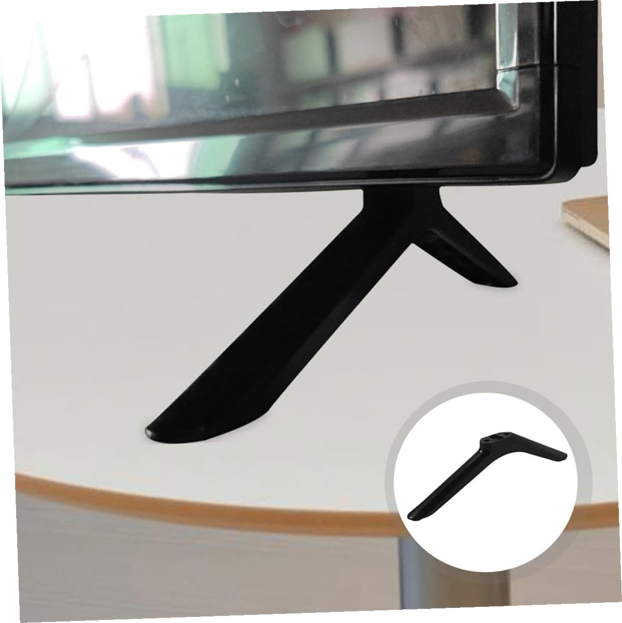 FESTFENDS 55-inch Tv Stand Base Replacement for LCD LED Televisions, Heavy Duty Desktop Tv Support Legs with Screws
