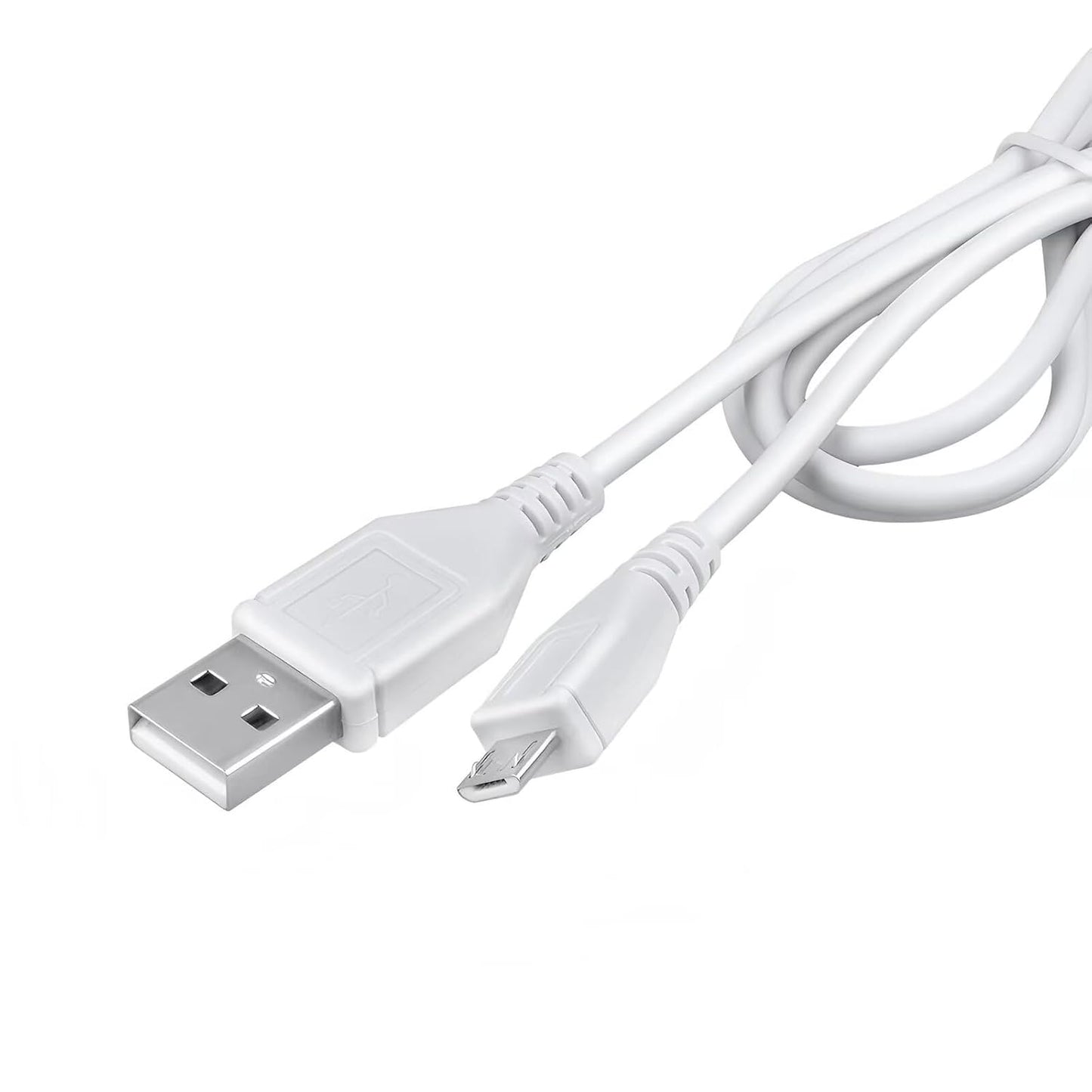 SRGTHE 3.3ft 5V White Micro USB DC Charging Cable PC Laptop Charger Power Cord Compatible with Brookstone Tranquil