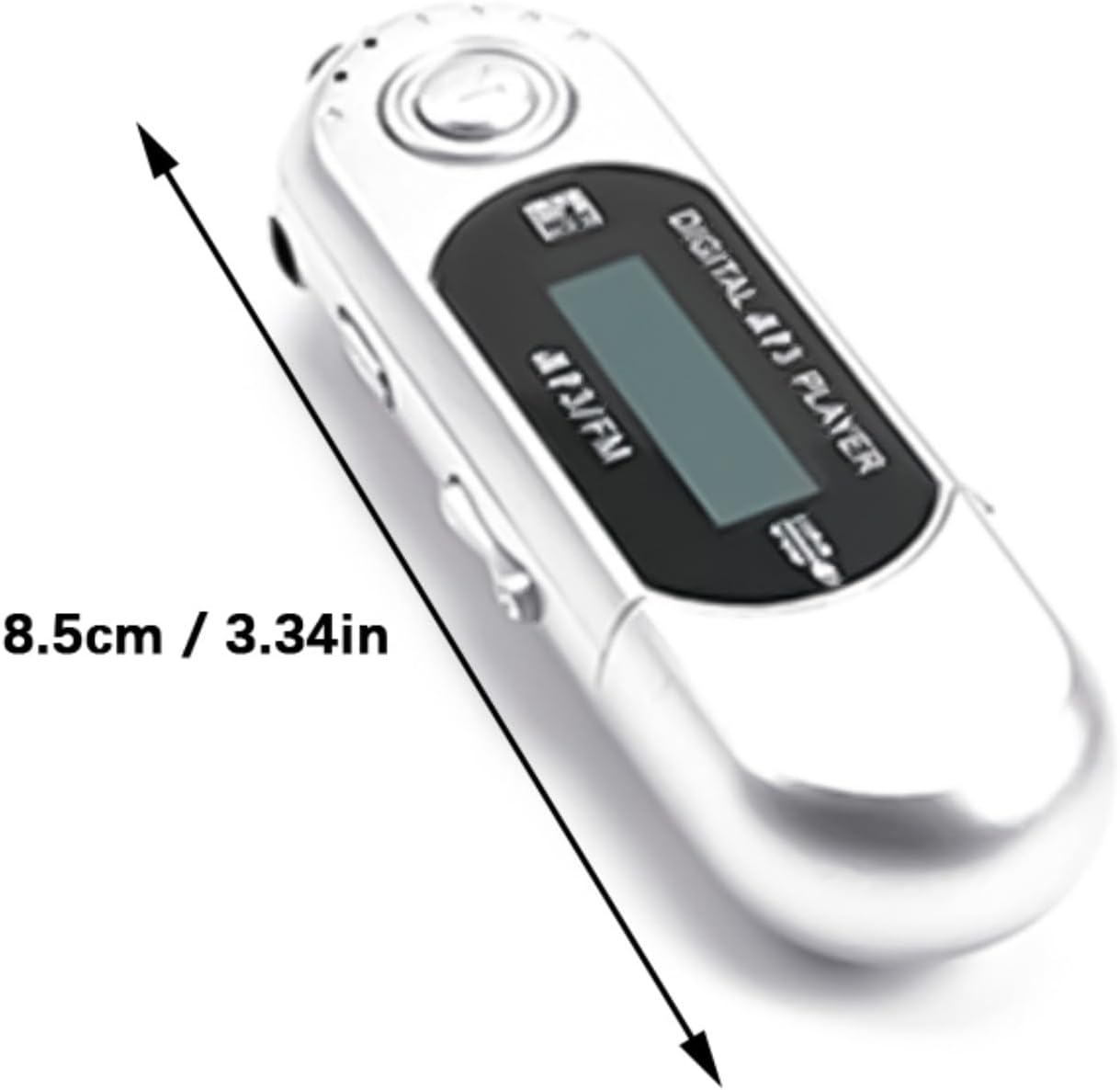 YUSHENYI MP3 Lightweight Player USB Computer Connection Clearly Screen Display Energy Efficient Players for Song Lyrics