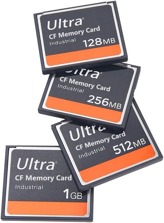 LILIWELL 1GB 1GB (2 Pack) Ultra CF Memory Card Industrial CF Card for SLR Camera Card Designed for Photographers