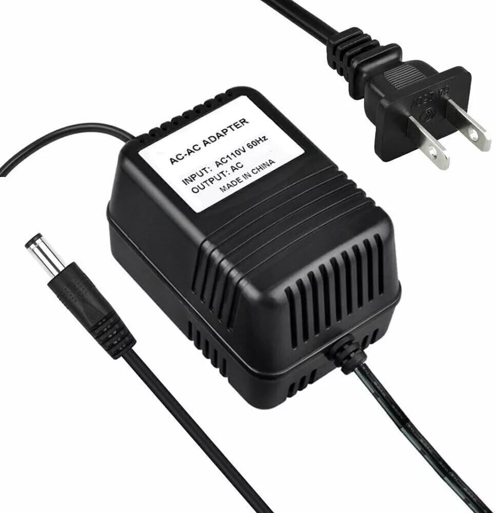 Musstad 9V MMT-8 AC-AC Adapter for Alesis (Black) Recorder Replacement Power Supply