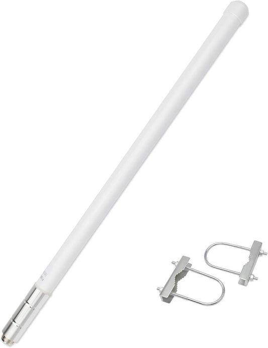 UAYESOK 400-470mhz 17 inches SO239 UHF Fiberglass Mobile Radio Antenna, GMRS Base Antenna, Connector for Ham Radio