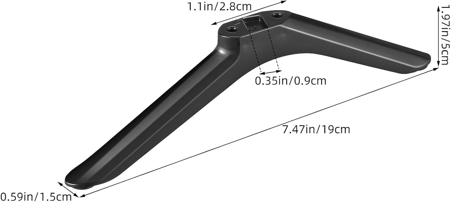 32 Inch 32 Inch NUOBESTY Universal Tv Stand Legs Tv Feet Tabletop with Screws Replacement Tv Stand Mount Leg for Smart