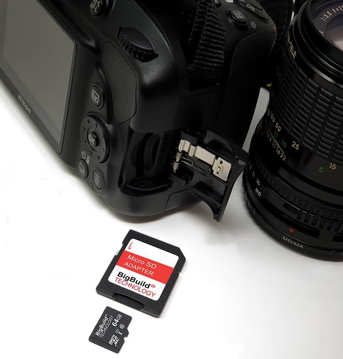 BigBuild Technology 64GB 80MB/s A04, A04e, A04s Ultra Fast Micro SDXC Memory Card for Samsung Galaxy Cell Phone