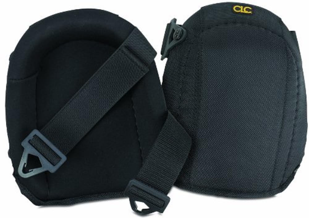 CLC Custom Leathercraft 342 Heavy-Duty Flooring Kneepads , Black