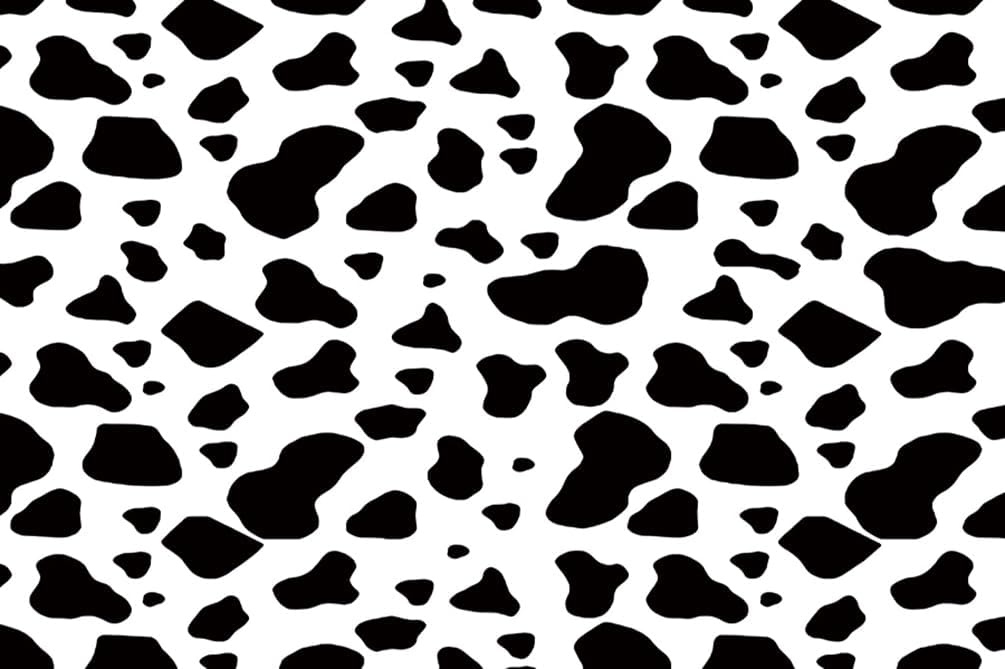 AOFOTO 9x6ft Cow Party Backdrop Black and White Dairy Cattle Holy Cow Print Farm Animals Theme Happy Birthday