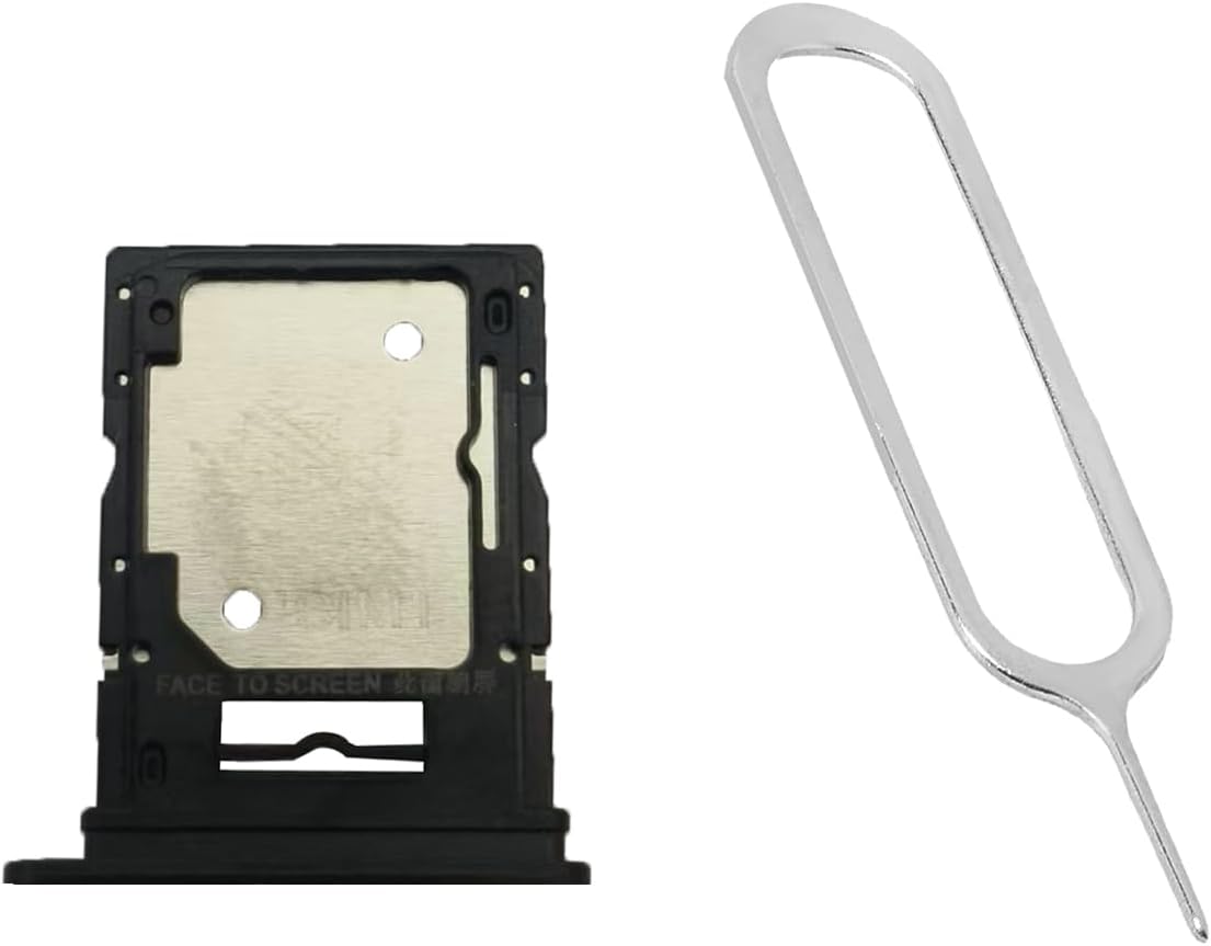 AceSoft 13 Standard Substitutable Spare Dual SIM Card Tray Holder + SIM Card Ejection Pin Compatible with Xiaomi Redmi
