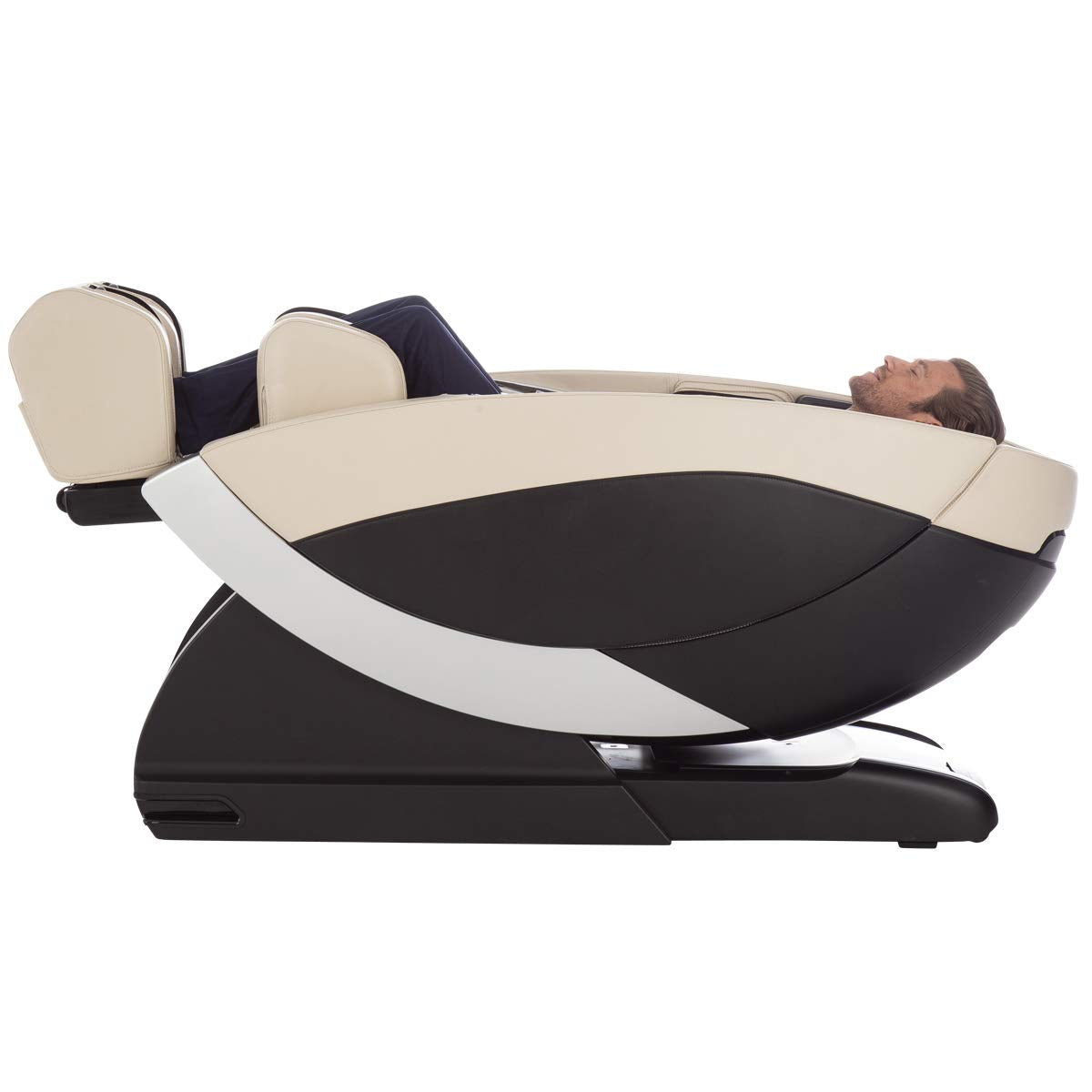 Human Touch Super Novo Zero Gravity Massage Chair - Virtual Therapist w/Alexa, Cloud Touch Acupressure - 3D & 4D Full Body Massage, Stretch & Deep Tissue for Recovery - 38 Wellness Programs, Cream