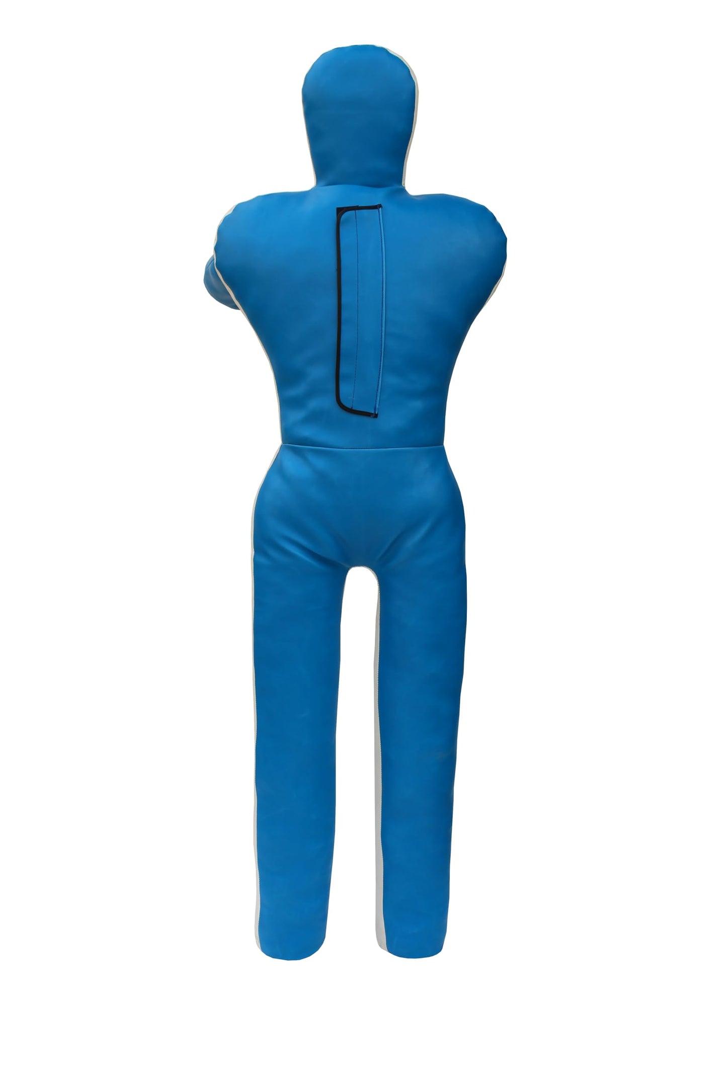 Grappling Dummy for Adult BJJ Judo Wrestling Standing Position Brazilian JIU Jitsu MMA Sparring Self Defense Training Vinyl Dummy – UNFILLED (Blue White, 6FT - (70 Inches))