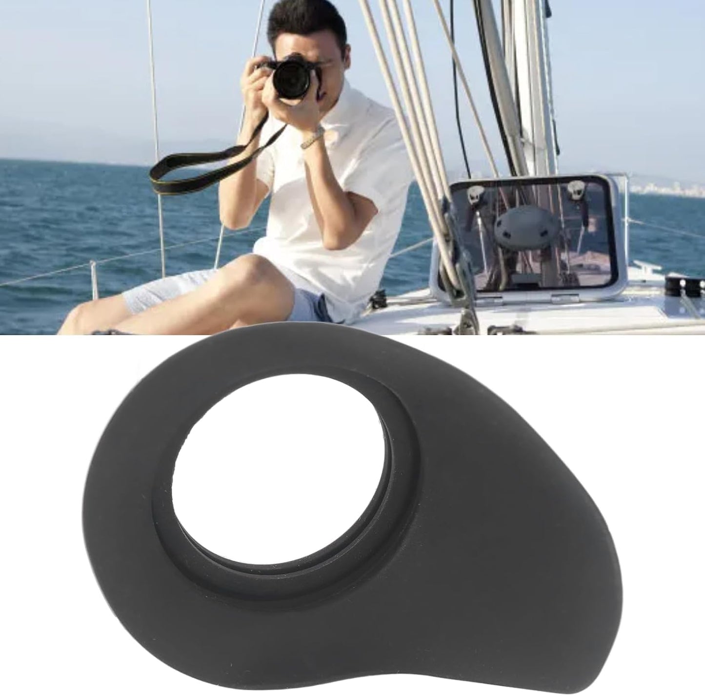 WIHFHGZ SD1000 MC1500 MC2500, Camera Viewfinder Eyecup Eyepiece, Rubber Replacement for Durable and Foldable - Easy