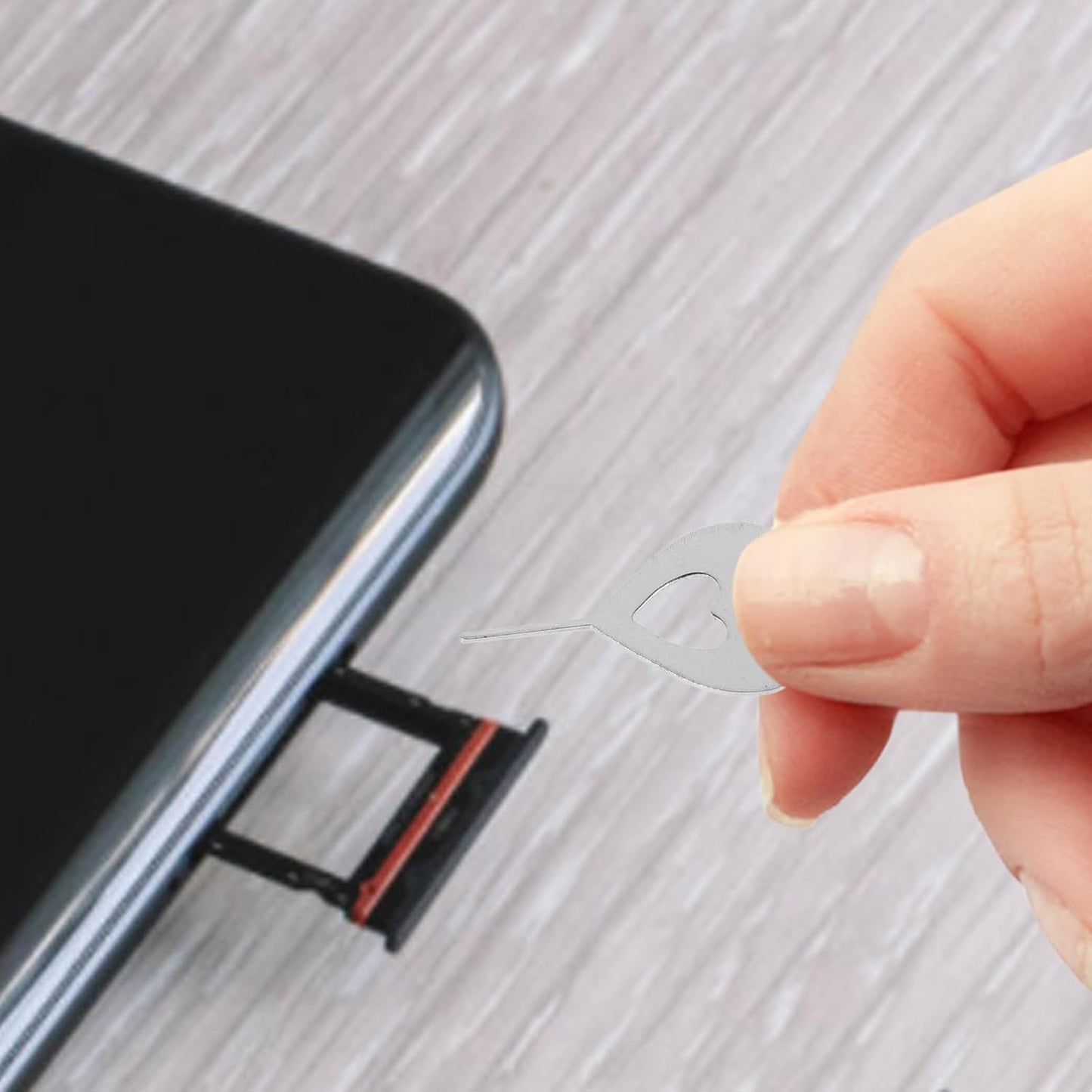 100pcs jojofuny Sim Card Ejector Pin Removal Tool for Phone Sim Tray Extraction Needles Compatible Smartphones