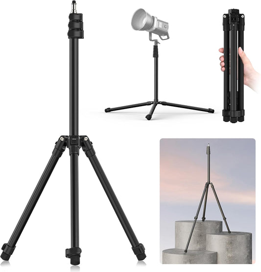 TT43 6.23ft Ulanzi Extendable Photography Light Stand, Adjustable Aluminum Tripod, Reversible Portable Studio Lighting