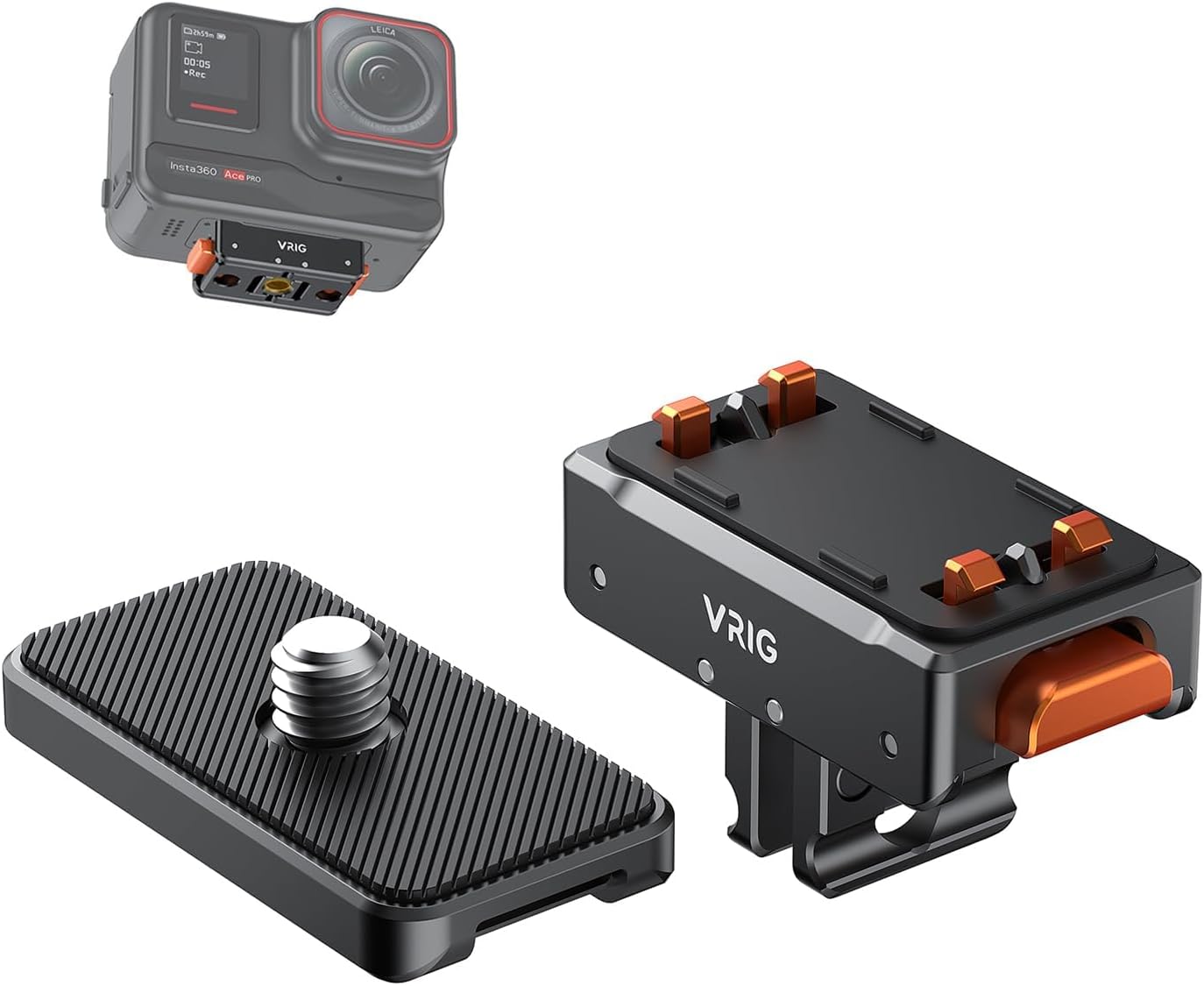VRIG Direct Insta360 Pro2/X5/X4/X3 Insta360 1/4 VRIG Magnetic Quick Release Mount for Ace Pro/Ace Magnetic Mount Base