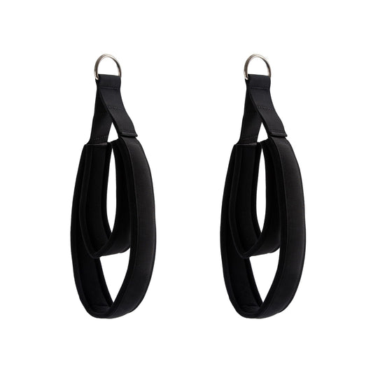 2 Pack Pilates Reformer Straps with Soft Padding - Double Loop D-Ring Accessories for Pilates, Yoga & Home Gym