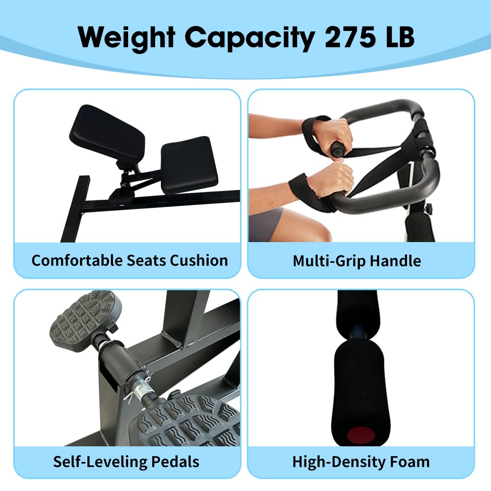 Fairgom Stretch Machine, Home Gym Full Body Stretching Equipment for Lumbar Stretching, Lower Back Pain, Leg Stretch, Rehab, Flexibility and Improved Posture Correction-Straps Included