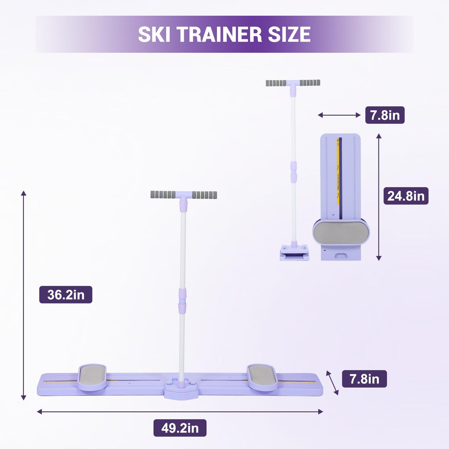 Ski Machine Exercise Equipment, Ski Erg Machine, Multifunctional Exercise Machine for Home Full Body Cardio & Strength Training