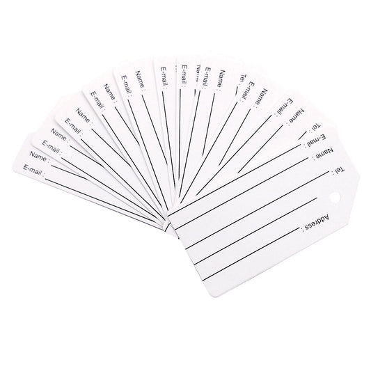 10Pack Name ID Card Blank Fit for Luggage Tags by Ovener