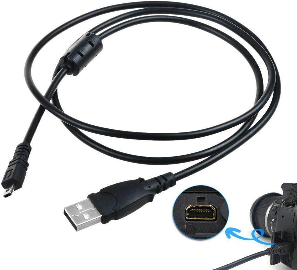 KONKIN BOO 3ft D3200 D5000 D5100 USB Power Chargering Data SYNC Cable Cord for Nikon DSLR