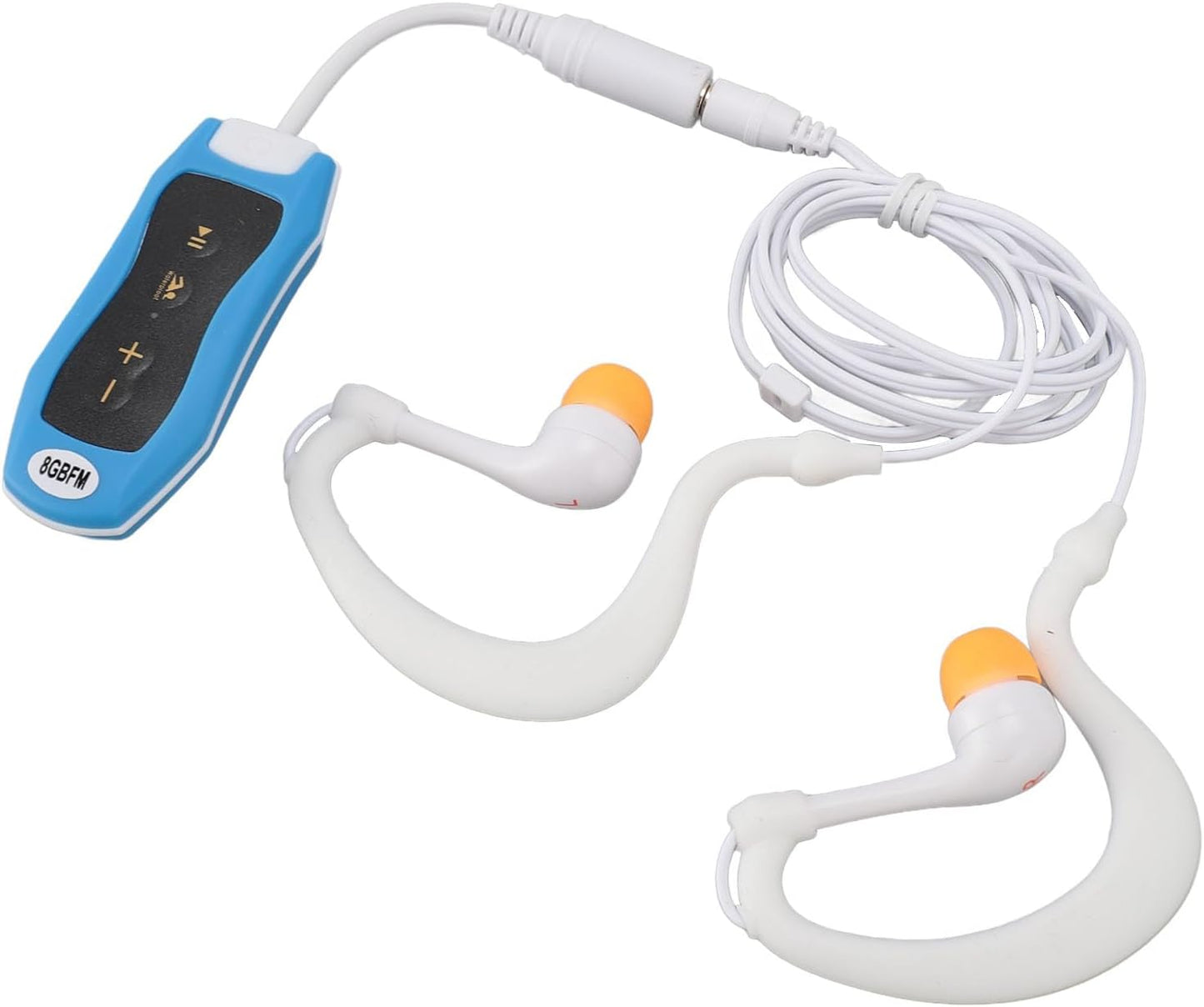 TIKATARER IPX8 MP3 Swimming, (8GB) Player, Rechargeable Audio Player, Underwater Headphones with Earphone, Ideal